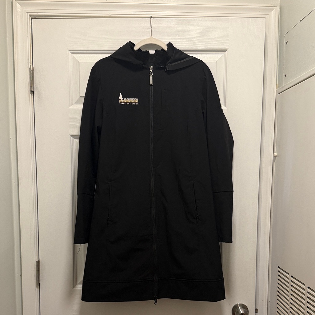 rare asmar equestrianrolex kentucky collab black riding jacket